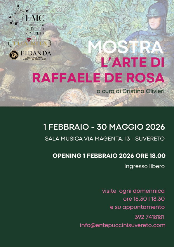 Volantino Mostra Arte Colorato Moderno Minimalista Nero Fucsia